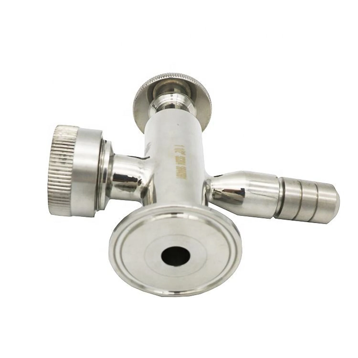 2 Inch Quick-Release Sanitary Sampling Valve – SUS304 Stainless Steel With Elliptic Handle For Food, Pharma & Dairy Industries
