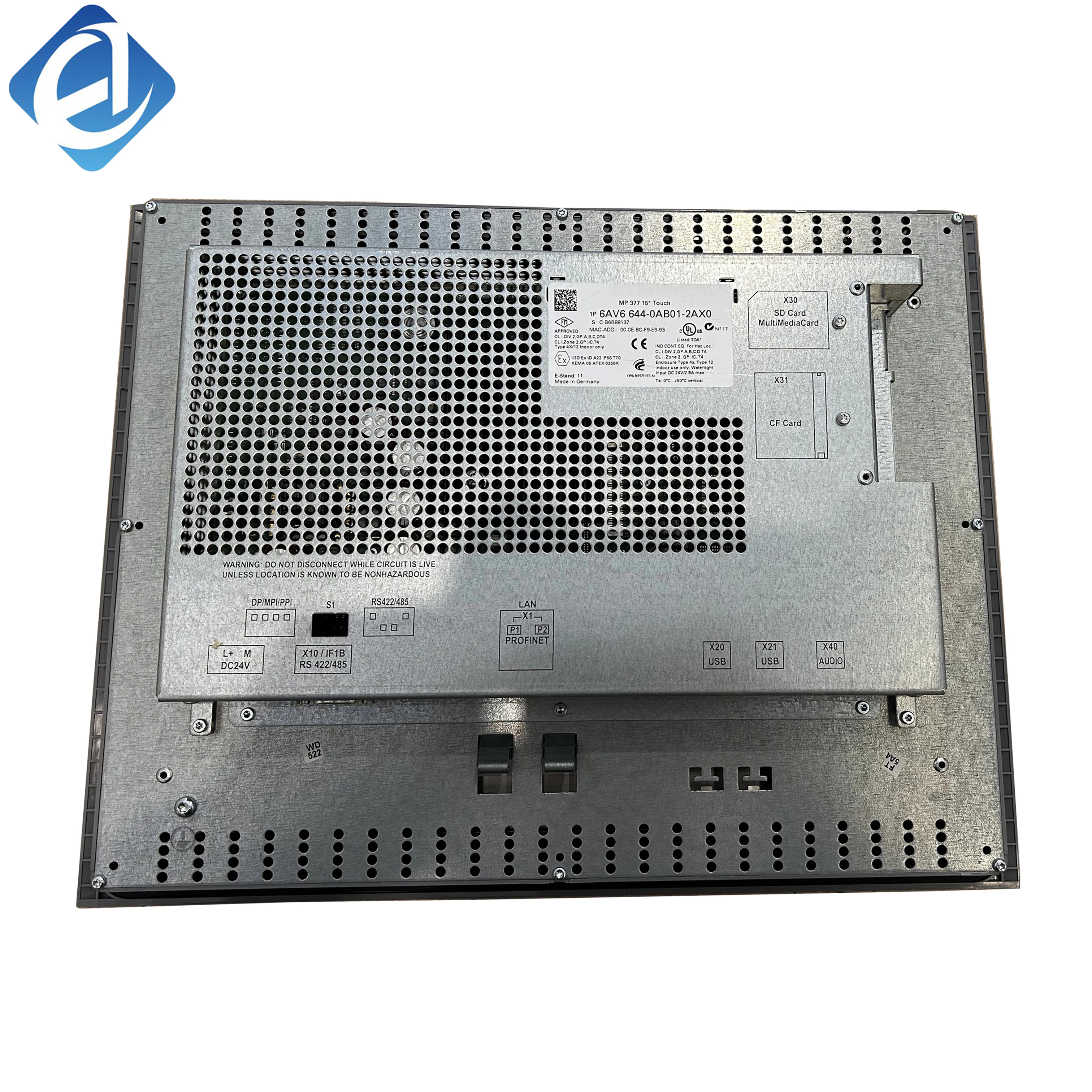 New Original 6AV6644-0AB01-2AX0 6av66440ab012ax0 HMI Touch Panel Screen Stock in Warehouse