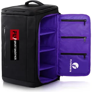 Waterproof Mens Gym Fitness Sports Training Weekender Bag Backpack with 3 Adjustable Dividers Premium Sneaker Travel Duffel Bag