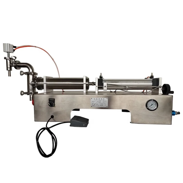 304 stainless steel pneumatic filling machine corrosive high filling speed bottle filling machine from 100ml to 1000ml