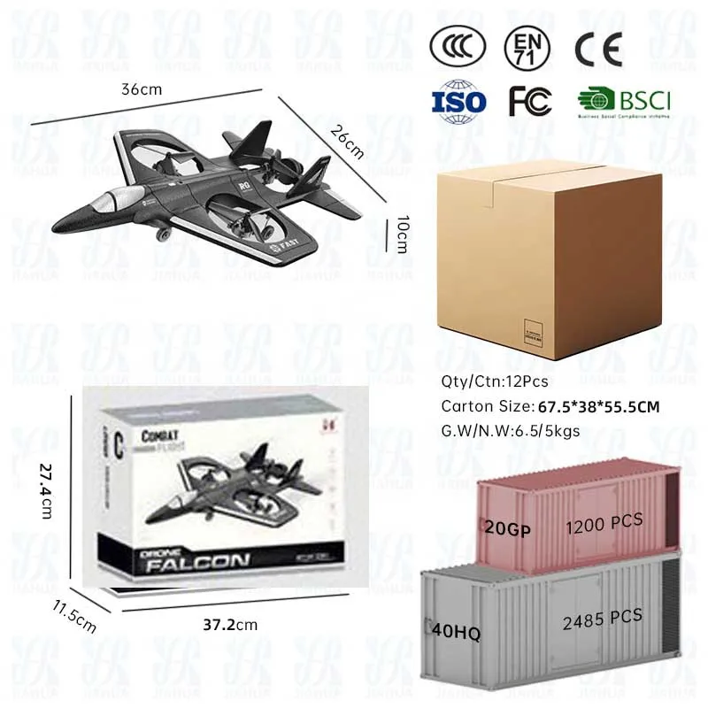 AiJH Aero Jet Rc aereo in schiuma Ucak Jet volante giocattolo con 1080p  telecamera telecomandata aliante Rc aereo giocattoli