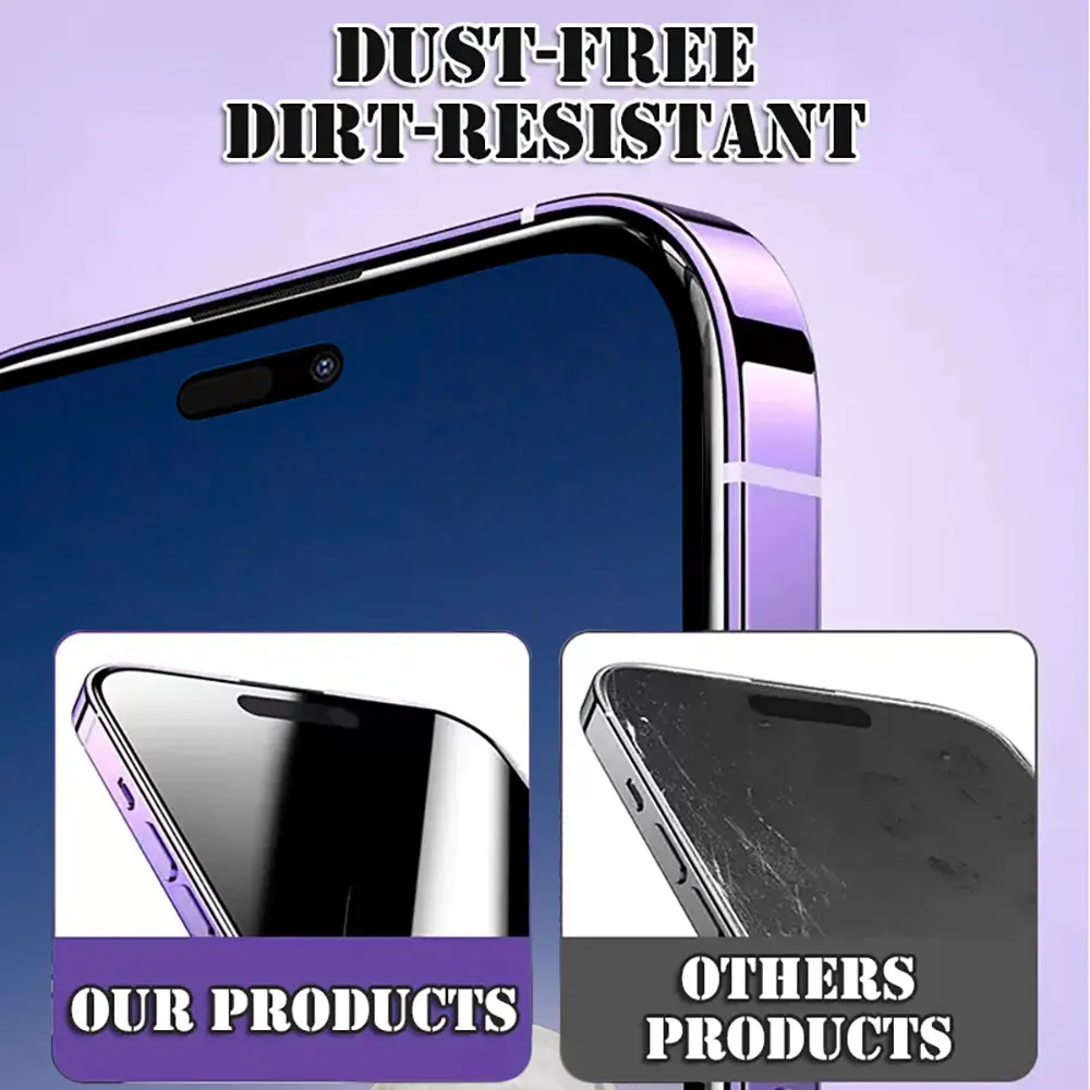 Mobile Screen Protector For Iphone 15 14 13 12 11 Xr Xs Max Pro Plus Easy Self Install Tempered Glass Ghm091 Laudtec factory