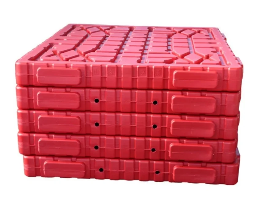 Virgin material HDPE standard size 1200X1000mm Size Heavy Duty reversible type Blow Molding Plastic Pallet