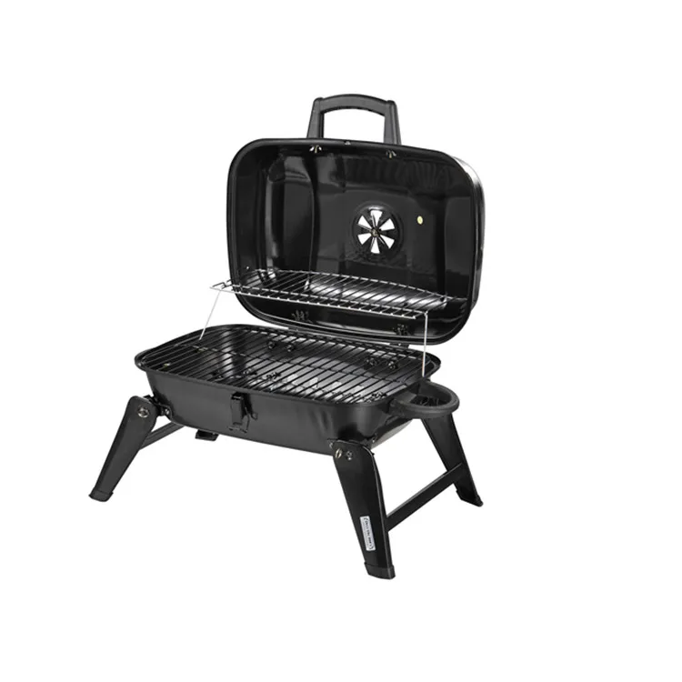 Outdoor Smokers Folding Tabletop Picnic Camping Barbecue Oven Portable