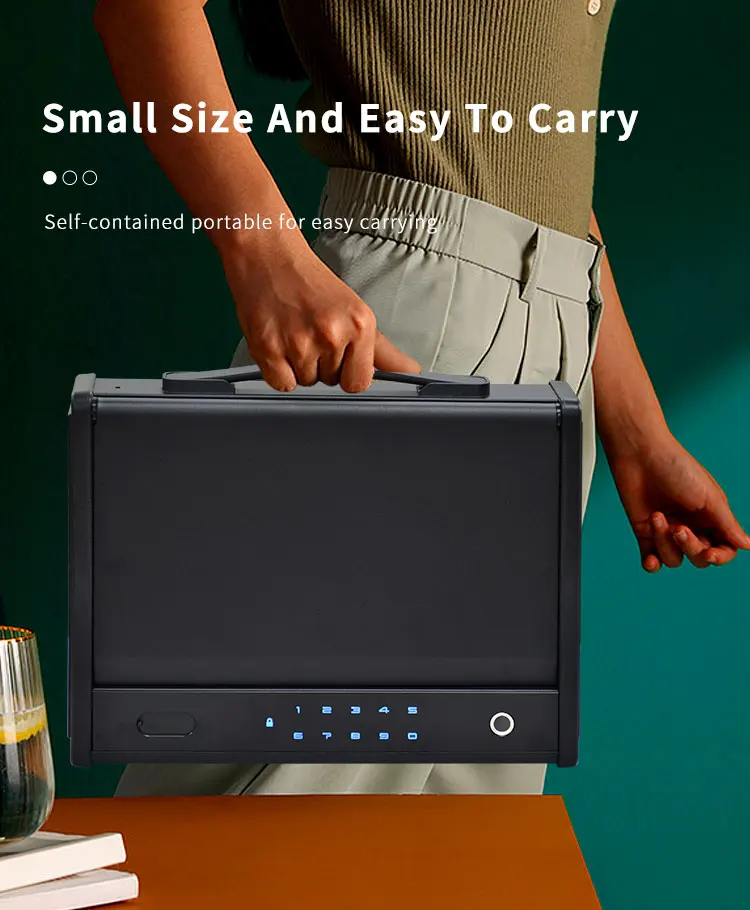 CEQSAFE Quick Open with Fingerprint Digital Safe Box Biometric Gun Safe details