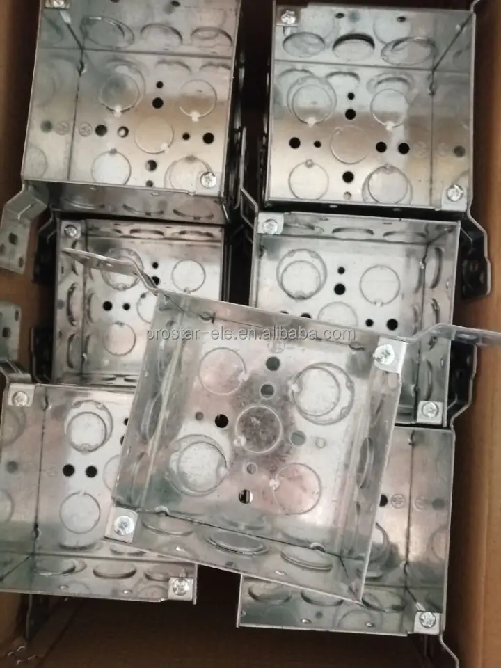 4" Square Electrical Box With Bracket And Mc Clamp Buy 4" Square