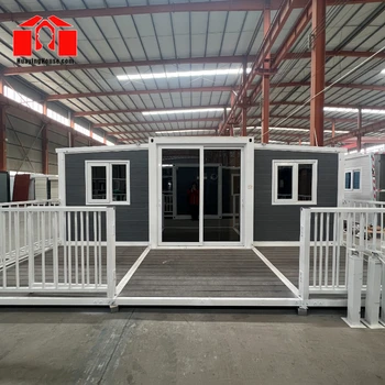 Modern Eco-Friendly 2-5 Bedroom Prefab 20ft/40ft Expandable Steel Container House with Sandwich Panel for Home or Office Use