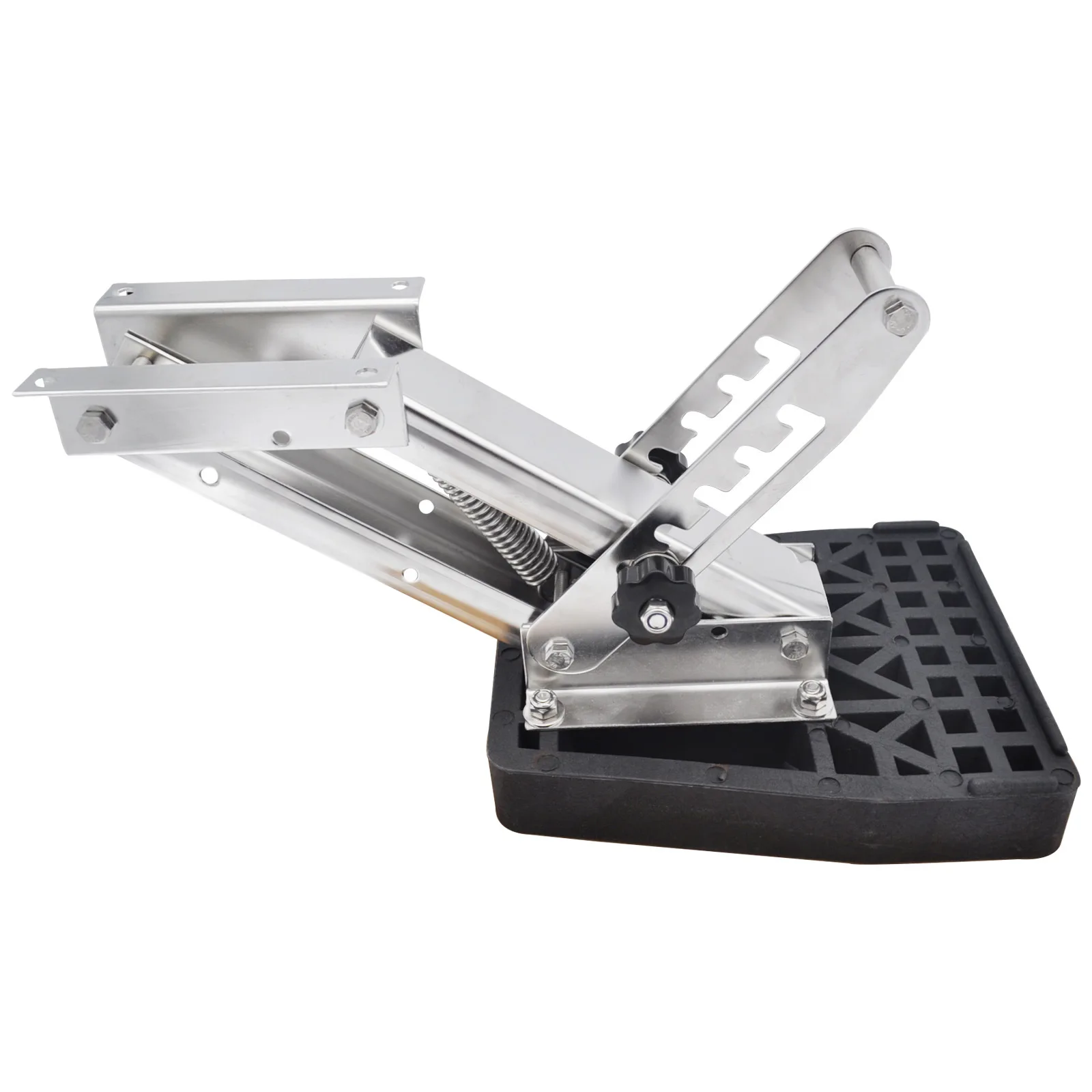 Staffa Per Motore Fuoribordo In Acciaio Inox 304 - Regolabile, Portata 50 Kg, Per Barche