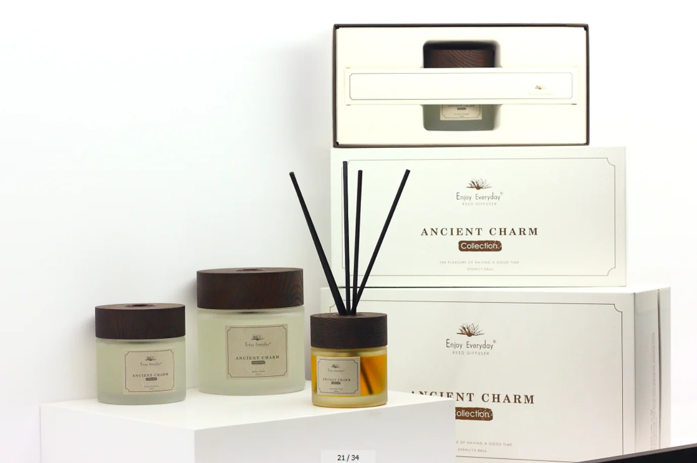 product high end luxury custom labels strong long fragrant aromatherapy reed diffuser glass bottle diffuser-11