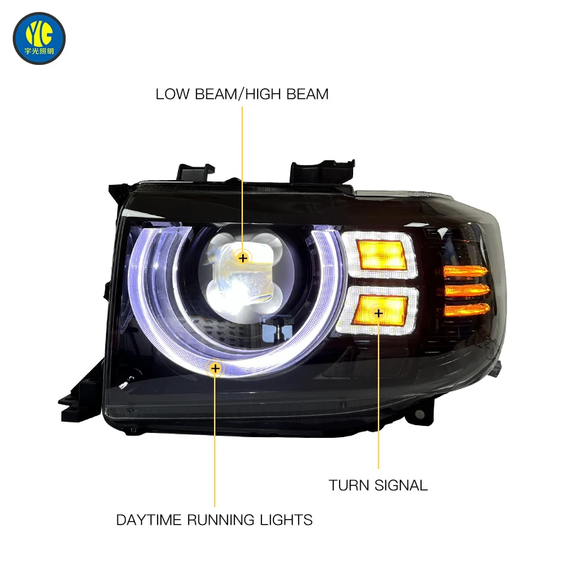 YU GUANG for Toyota Land Cruiser 75 LED Headlights for LC70 LC71