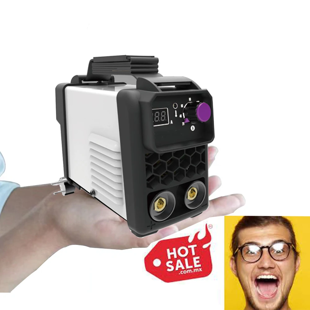 TOP!!!MMA 140A 220V with Current Meter Anti-stick Arc Force Hot Start VRD Lift TIG Function Portable Inverter Welding Machines