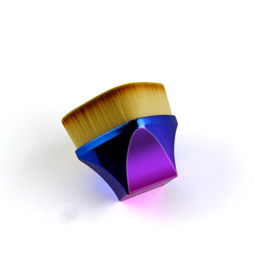 Веганские кисти для макияжа, синтетические волосы, BB крем, плоский кабуки, ромбик, портативная Одиночная Кисть для макияжа