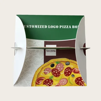Wholesale China Custom Food Packaging Kraft Boxes 13 Inch Foldable Pizza Box