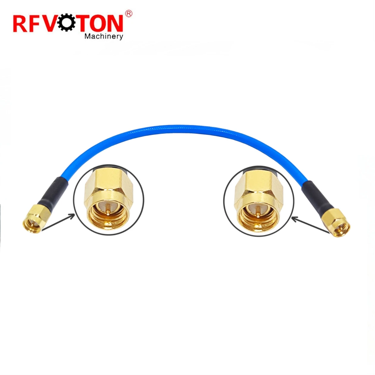Factory Supply Rf Sma Male to Sma Plug (rf)  Connector Coax Cable Rg402 Jumper Cable test Cable Accessories Assembly 15cm
