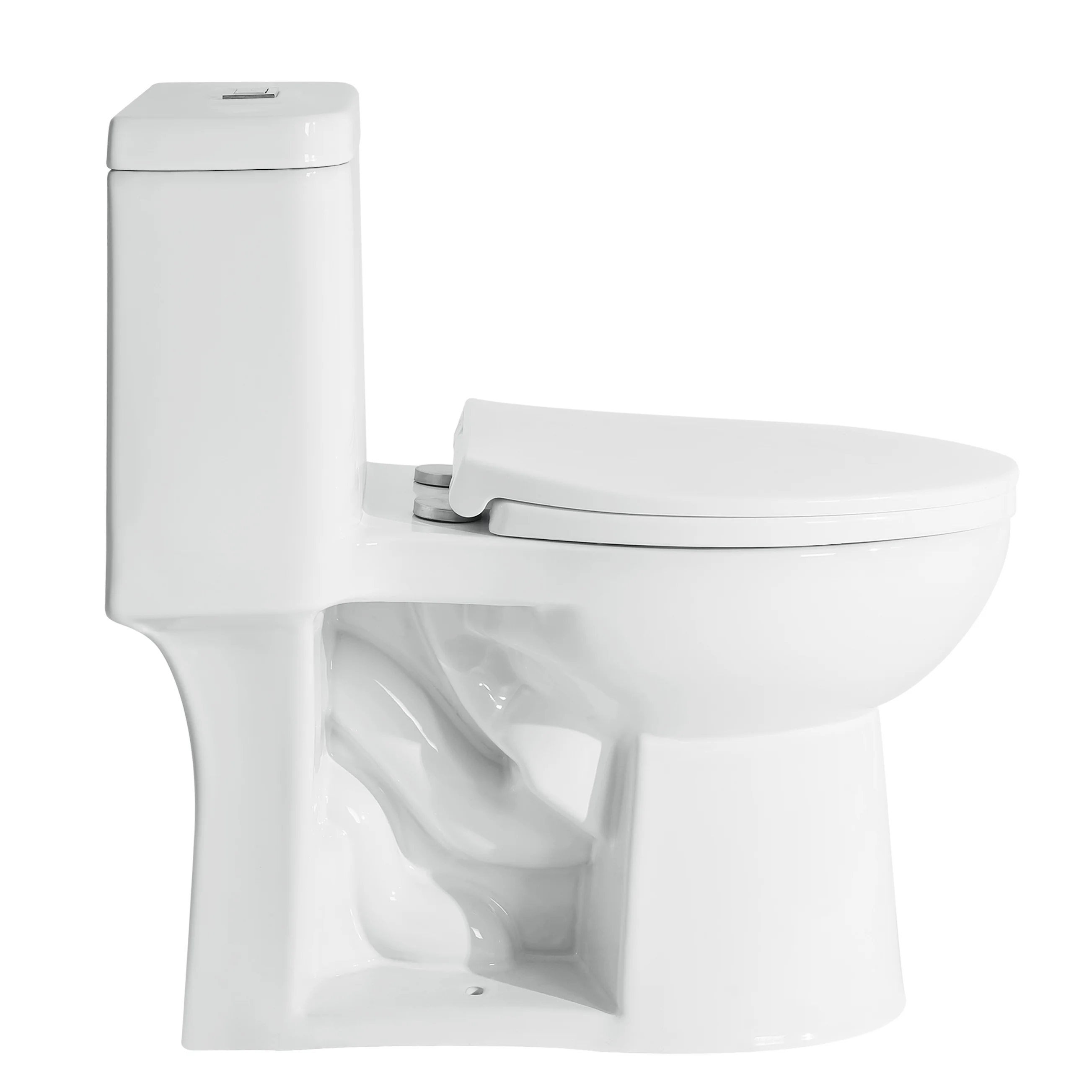 Floor Mounted Wc Easy Clean Smooth Surface Water Saving Siphonic Toilet ...