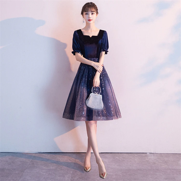sachin and babi light blue dress Shop Our Sequined Short Sleeve Bridesmaid Dress Collection