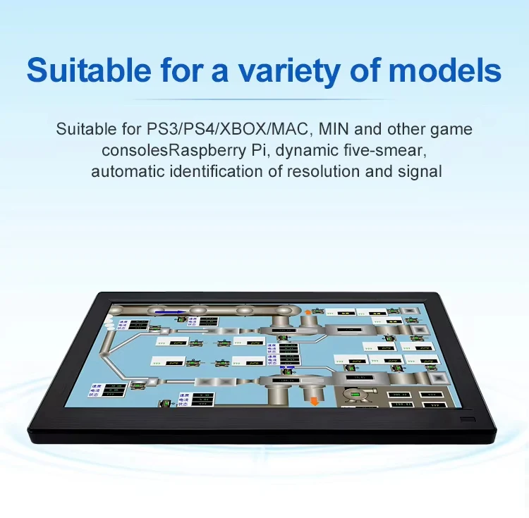 Factory OEM ODM Industrial 11.6 Inch LCD IPS VGA Full HD Monitor with Built-in Speaker for Desktop Use Commercial Applications