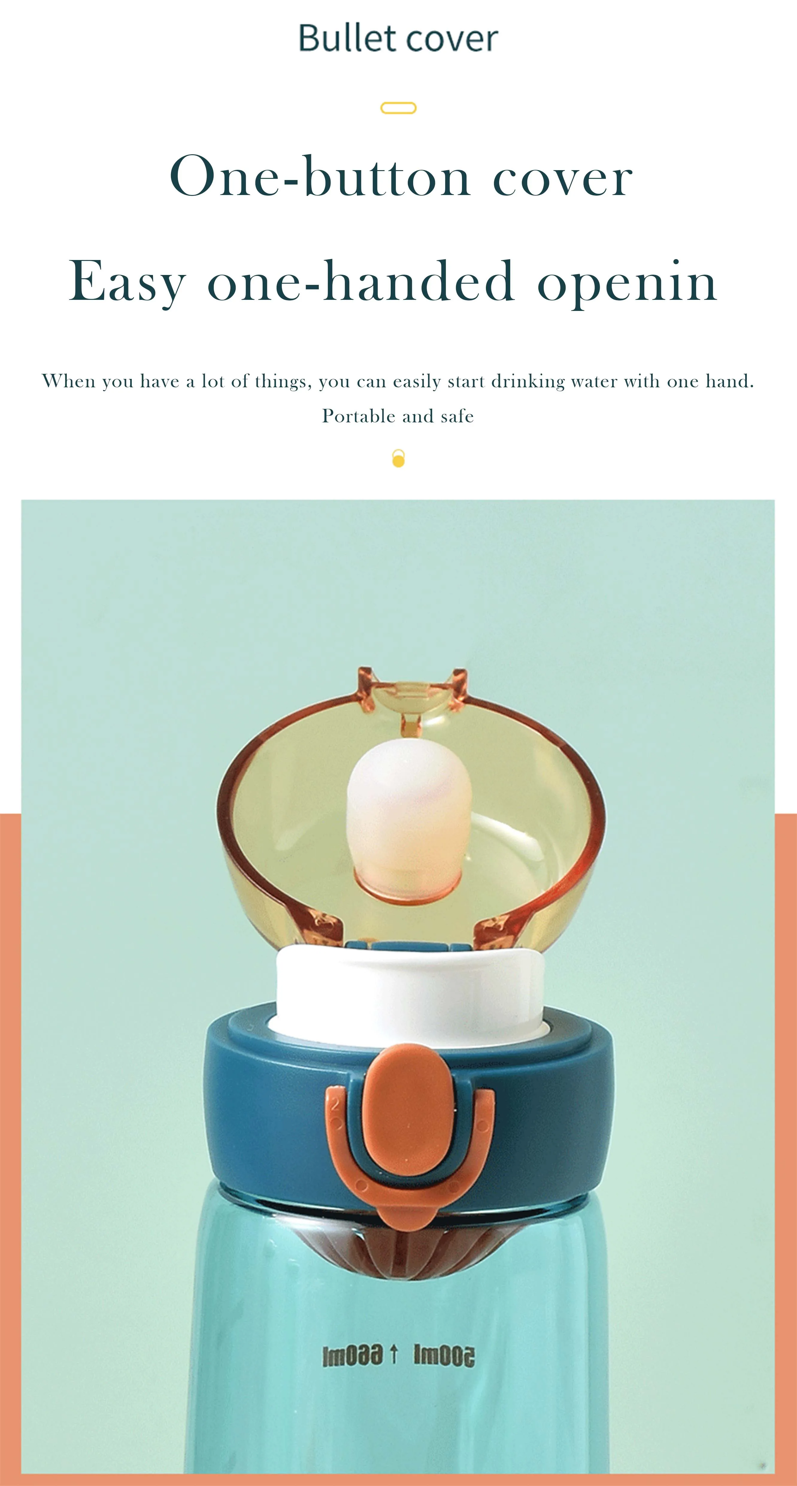 High-Temperature Resistance Portable Plastic Water Bottle Large Capacity Direct Drinking for Students Children Adults Gym Travel