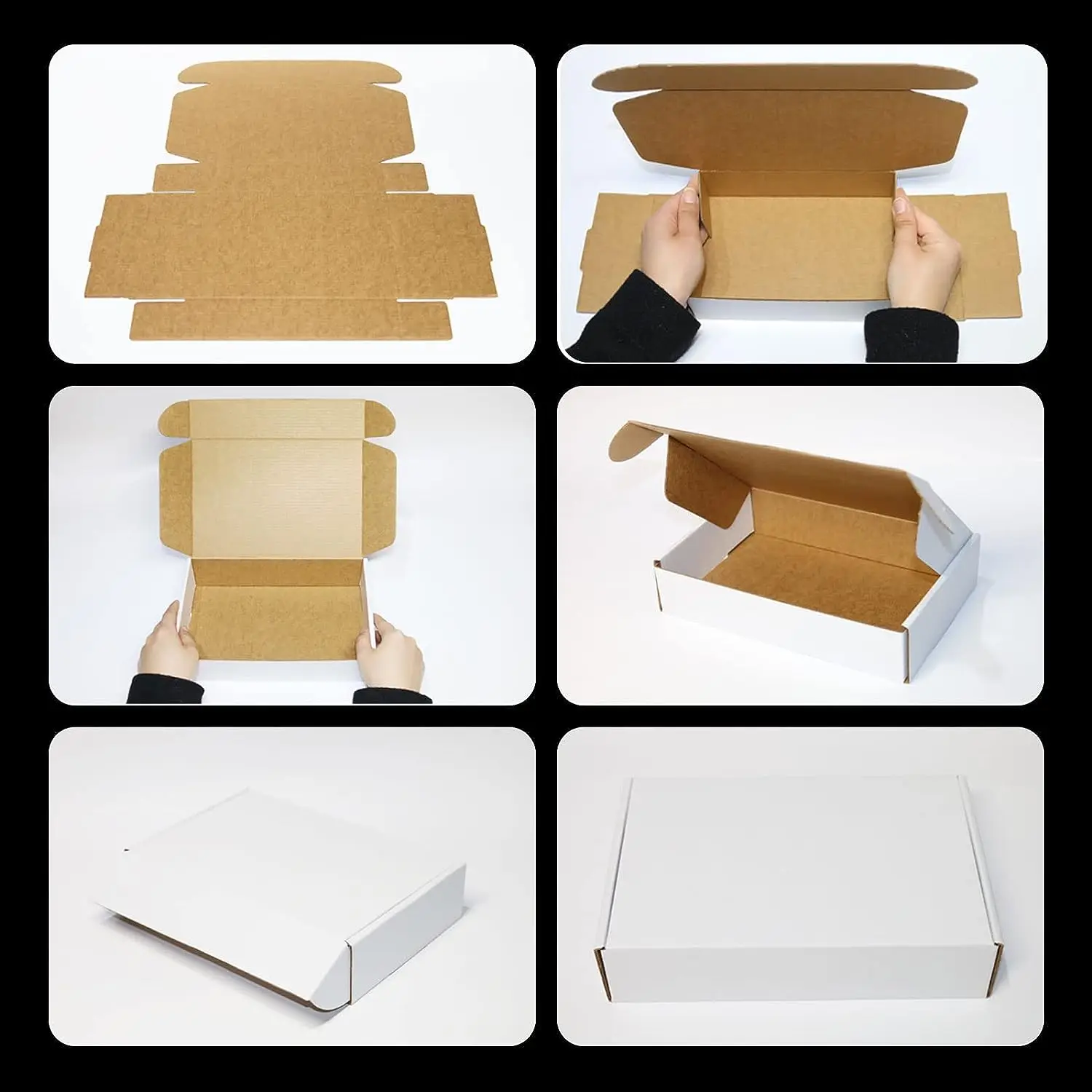 Custom Corrugated Packaging Cardboard Gift Box Mailer Shipping Paper