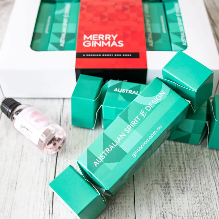 Hot Sale Luxury Empty Christmas Gift Cracker Box Set Recycled Custom