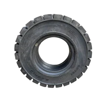 High Precision Solid Rubber Wheel Anti-Skid Pulley Rubber Wheel 3-Ton Rear Wheel 650-10 Solid Tire For Forklift