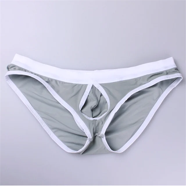 Special New Type Splicing Design Big Bulge Men'S Briefs & Boxers Mature Charming Male Penis Underwear With Pouch