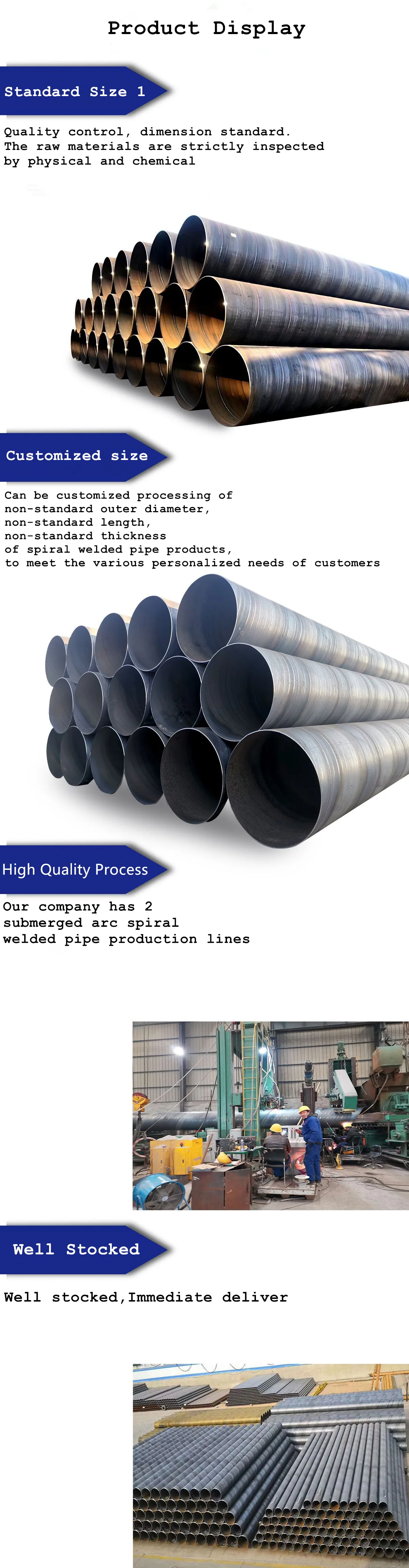 High Quality Carbon Steel Pipe Black Tube Astm A53 A106 Api 5l Carbon ...