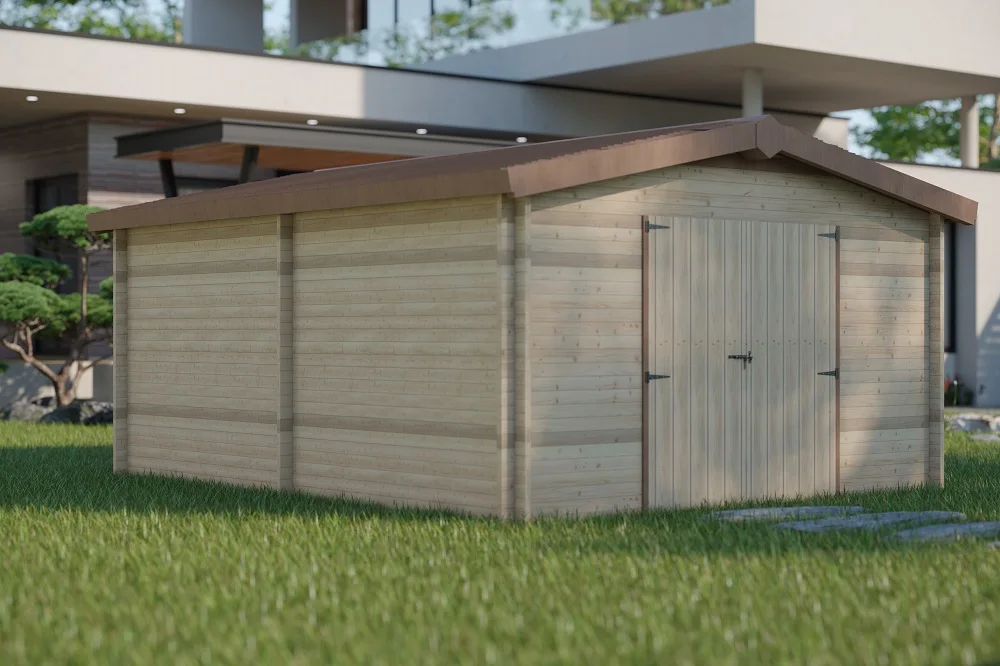 Fast Installation Prefab Cedar Wood Shed Kit Wood Backyard Yard Storage