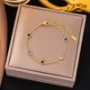 bracelet coloré or-5