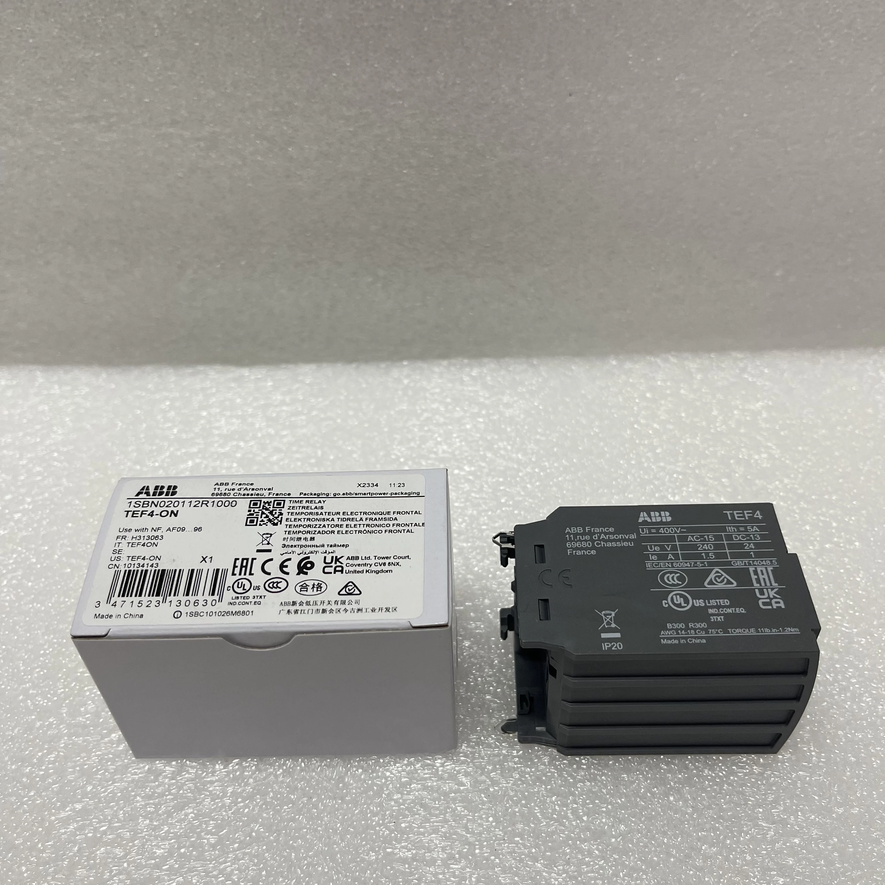 ABB Electronic Time Relay 1SBN020112R1000 TEF4-ON