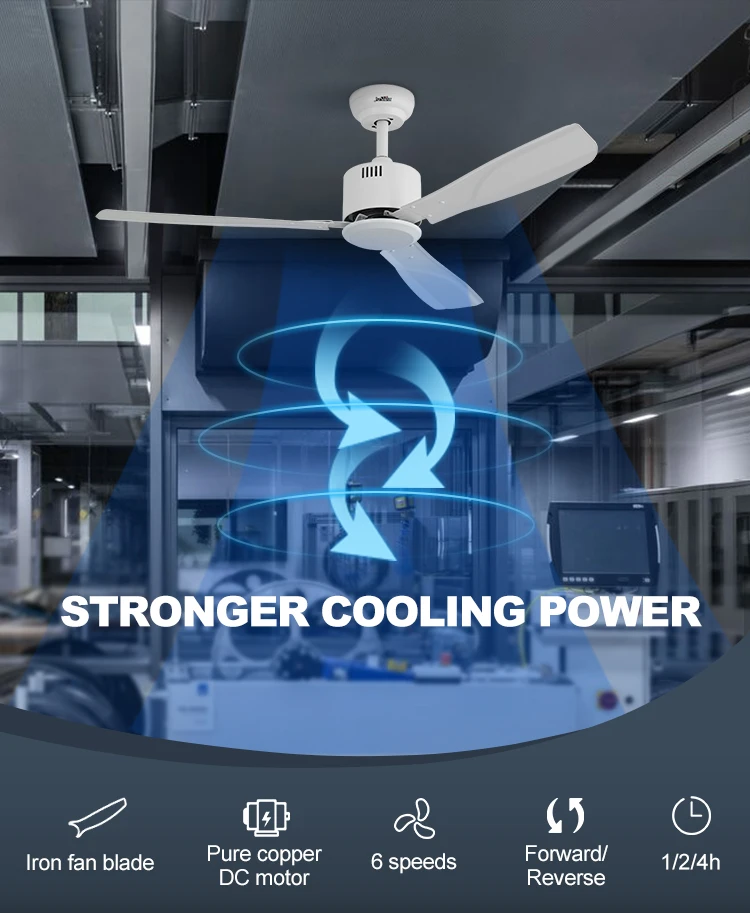 1stshine Ceiling Fan Factory Iron Blades Metal 50 Inches Ceiling Fan