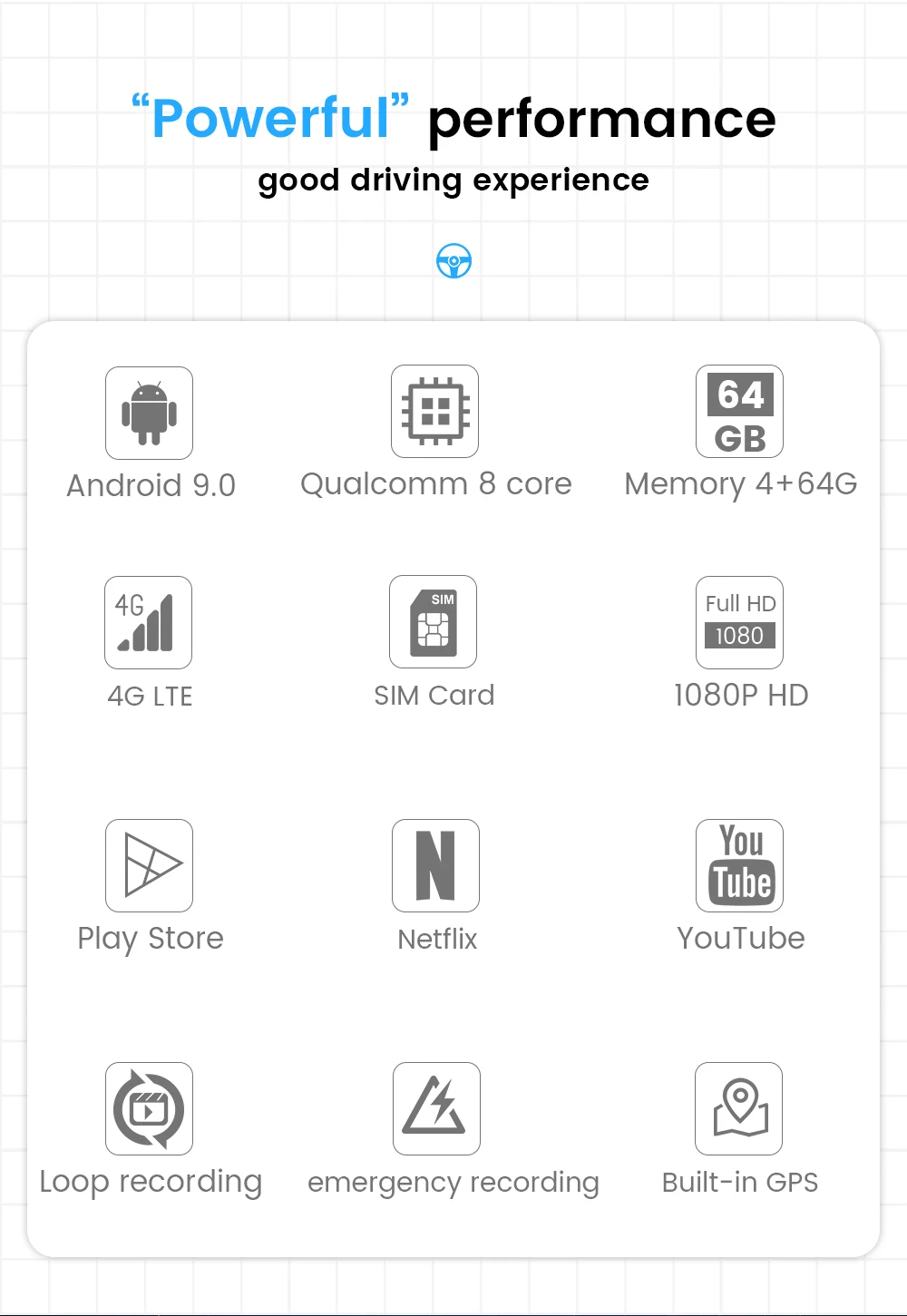Carlinkit Ai Carplay Car Dashcam Wireless Carplay & Wireless Android