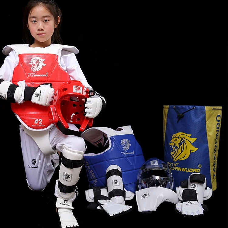 
 Индивидуальный Логотип, защита для тела тхэквондо/набор спаррингов для тхэквондо/снаряжение для тхэквондо для детей  