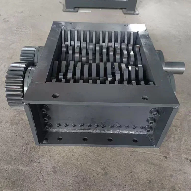 Shredder Manufacturer's 300 Model D2 Material Blade Shredder Chamber