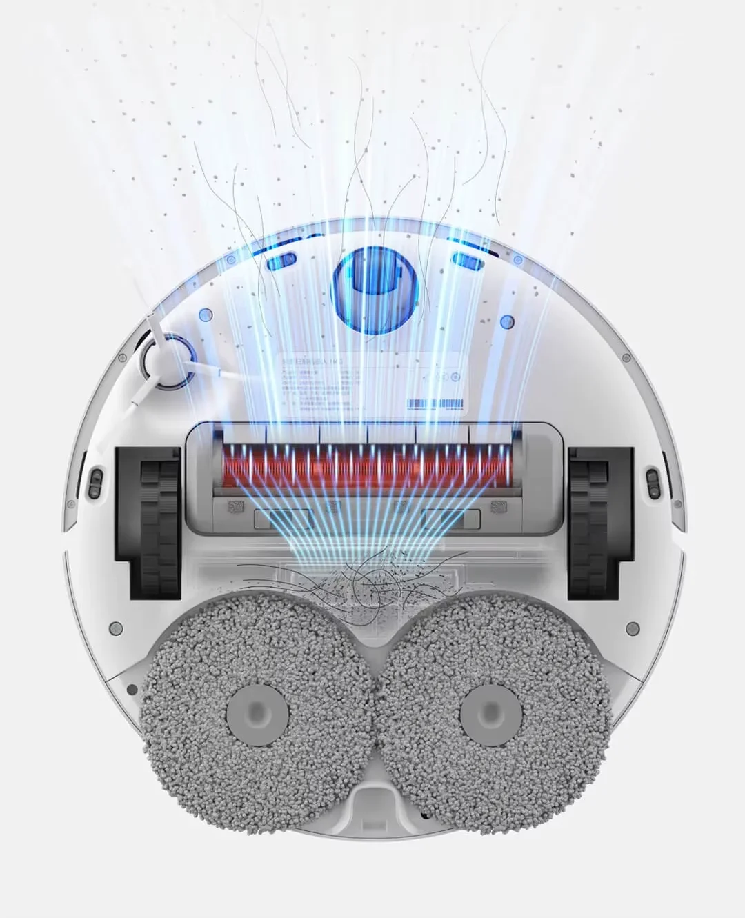 Intelligent High Speed Rotary Scrubbing 6000PA Cyclone Suction LDS ...