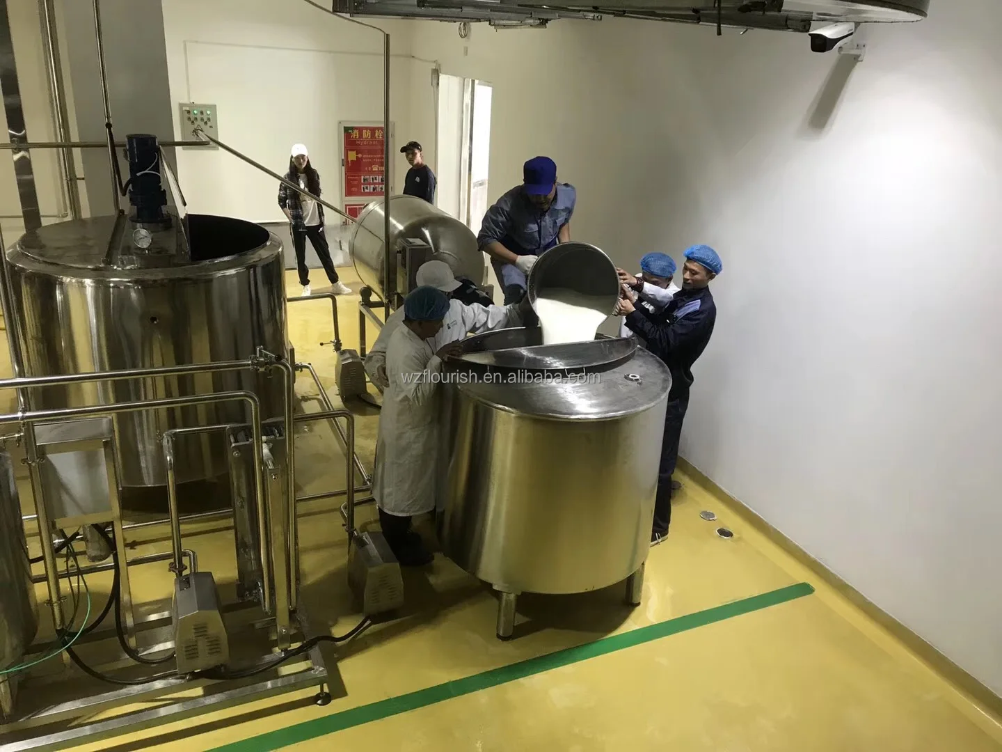 Turnkey Complete Milk Production Line With Milk Powder