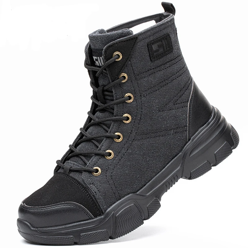 AMAWEI Steel Toe Boots - Safe and Lightweight Work Boots display picture 3