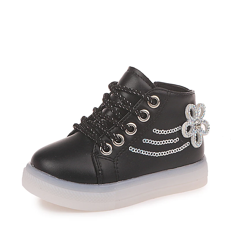 Новинка 2020, стильная школьная обувь на плоской подошве с застежкой-молнией для девочек