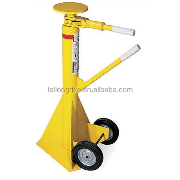 Ratchet Beam Trailer Stabilizing Jack Stand,100,000 Lb Static Capacity