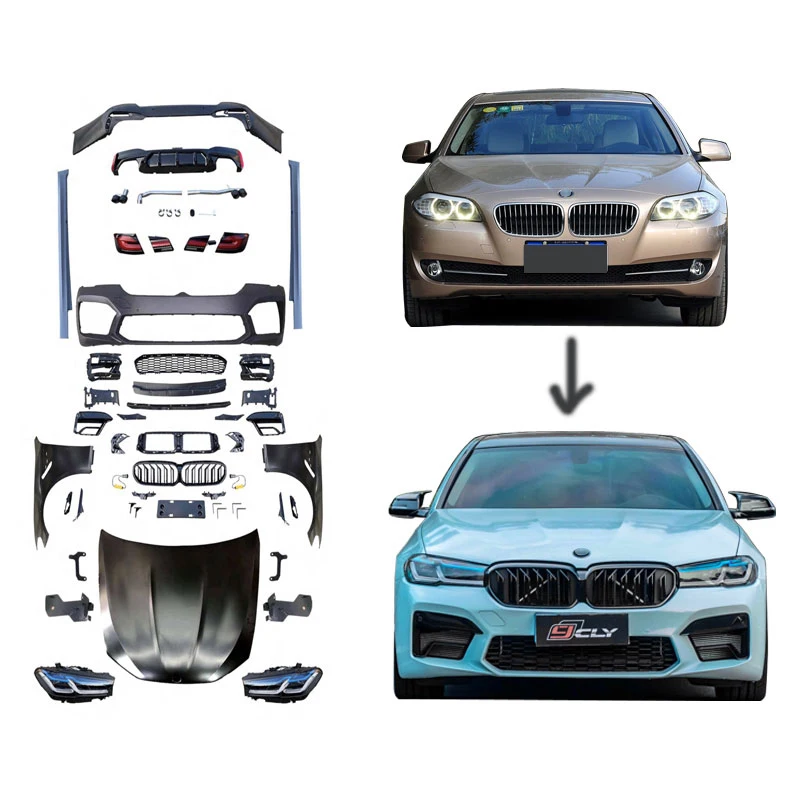 F10 To G30 Body Kit For BMW 5 Series F10 Upgrade G30 Lci M5 Bumper Headlight Taillight F10 Old