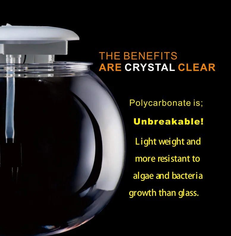 Custom Unbreakable Plastic Acrylic Cylinder Round Table Fish Tank