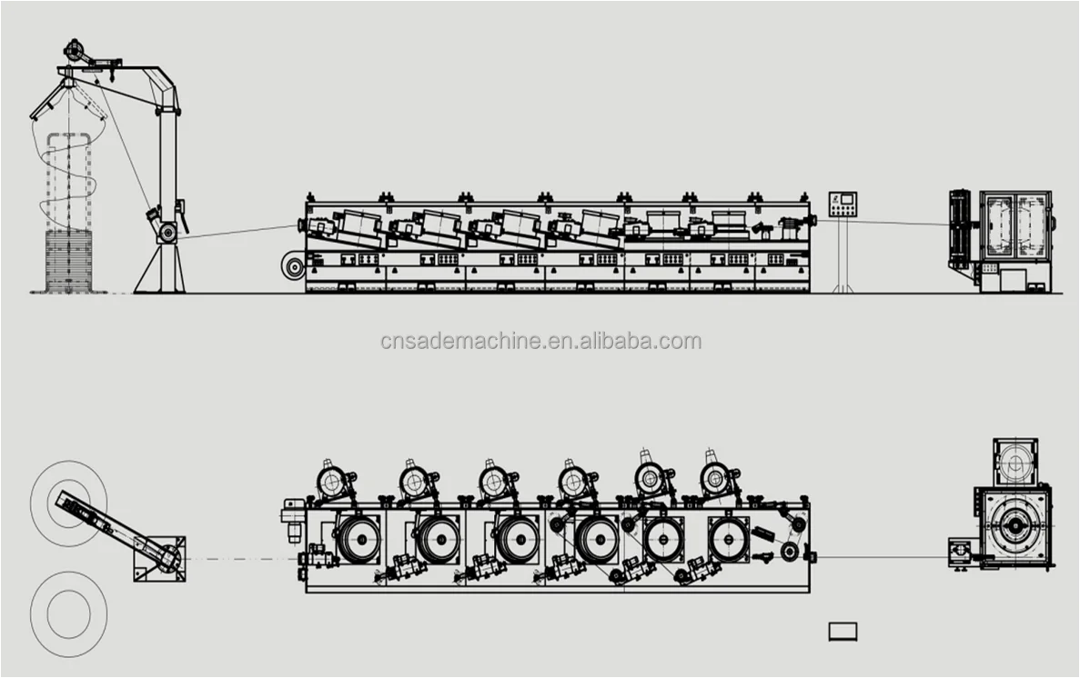 Ms Straight Line Wire Drawing Machine Factory Price Buy China