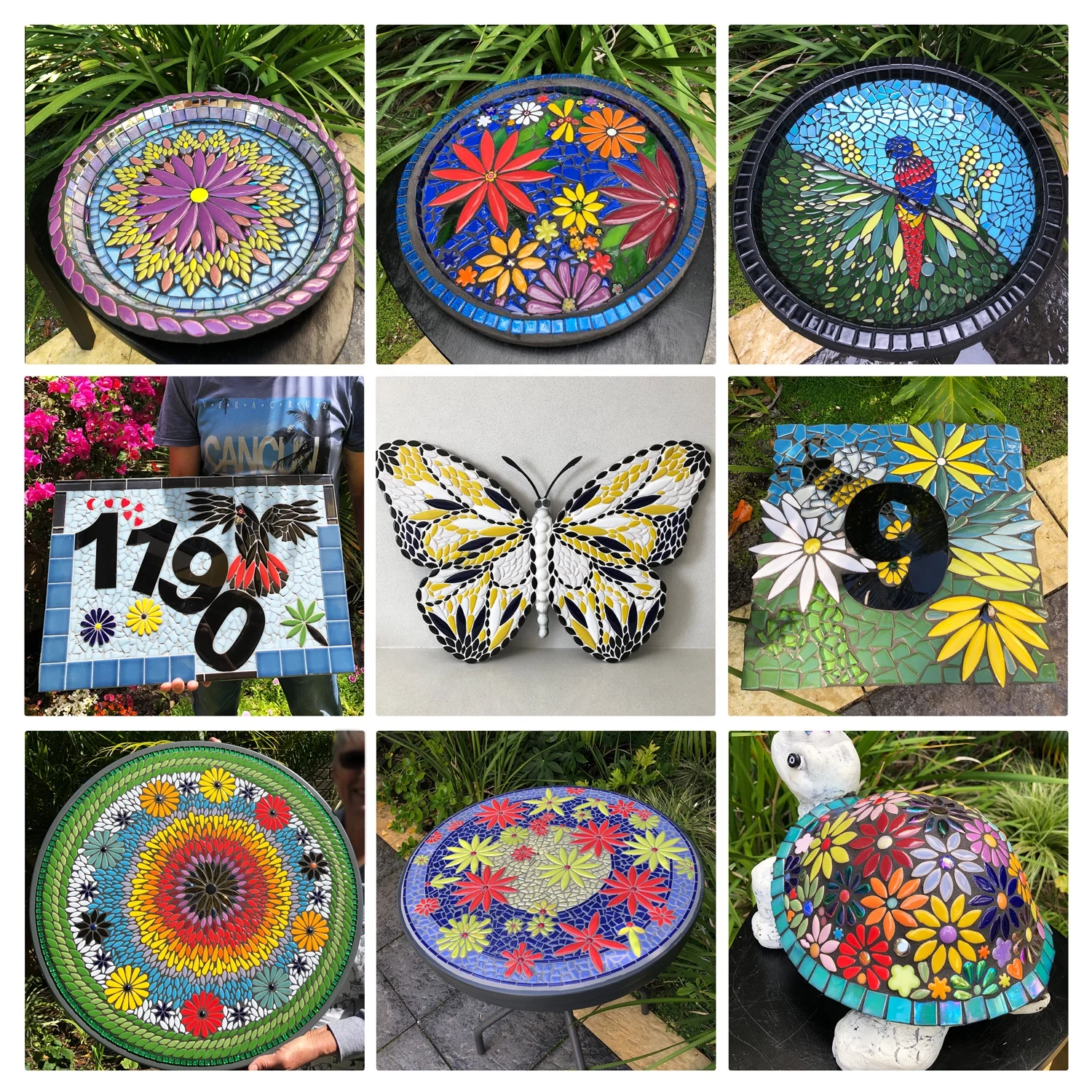 Exclusive Petal Shape Colorful Glazed Ceramic Loose Art Diy Mosaic Tiles for Craft