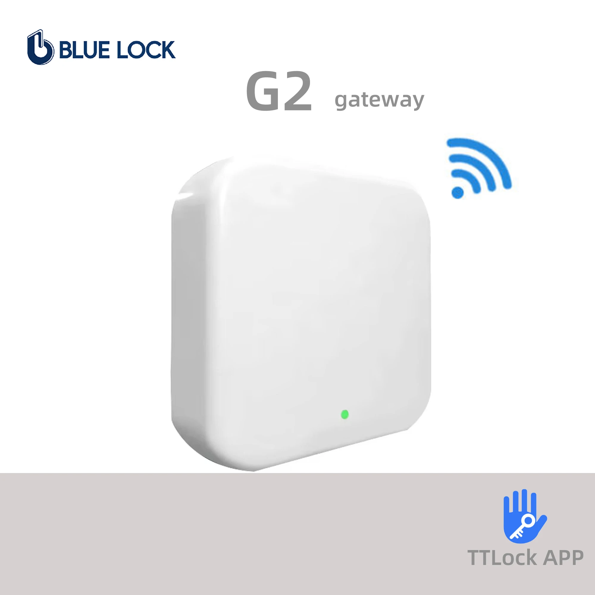 Bluelock G2 Matter Smart Lock Gateway TTLock Remote Control Unlock for Home Security with Real-Time Monitoring