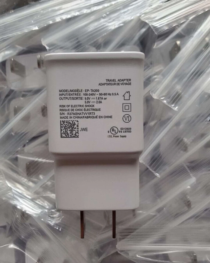 Оригинальное быстрое зарядное устройство для Samsung S8 / S9 / Note9 / Note8 / S10