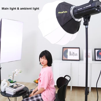 KT - HC403 100W 5600K Daylite COB LED Studio Film Video Light Kit for Live Stream detail image