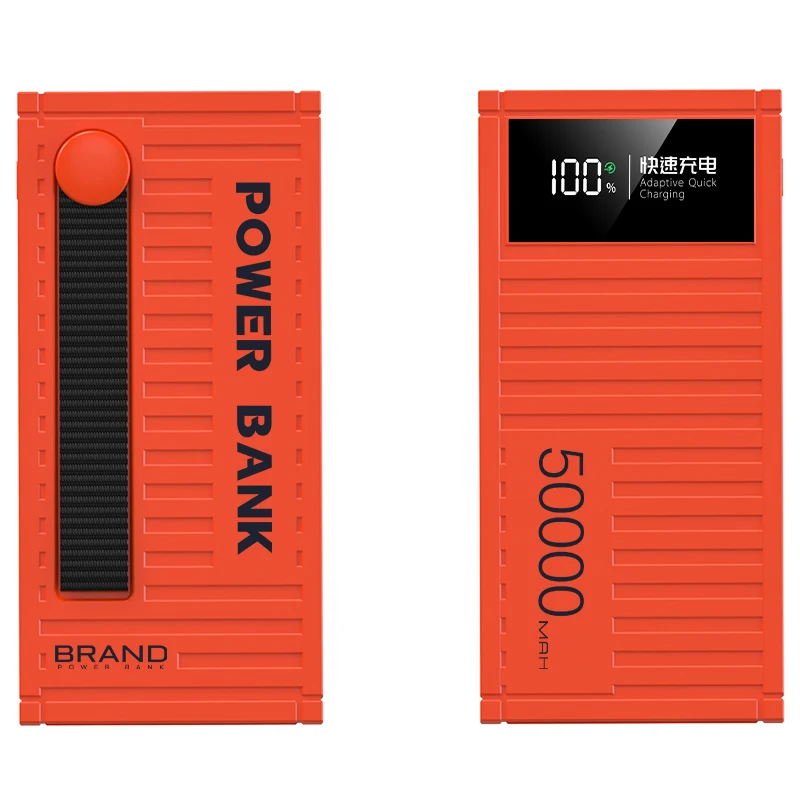 Power Bank 50000mah Fast Charging High Capacity USB C Output LCD Display 20W PD PowerBank Portable Outdoor Power Station