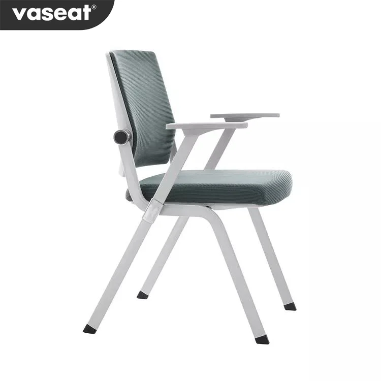 High Quality Desk Conference Task Chair Mesh Back Frame Folding Office Chair Without Wheels