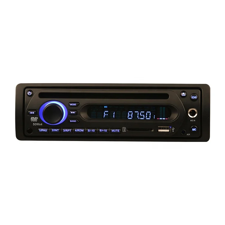 Bus DVD USB SD Player Multimedia Music Video Player Support 500G Hard Disk FM Microphone 12-24V 2 Video Output 1 Audio Output