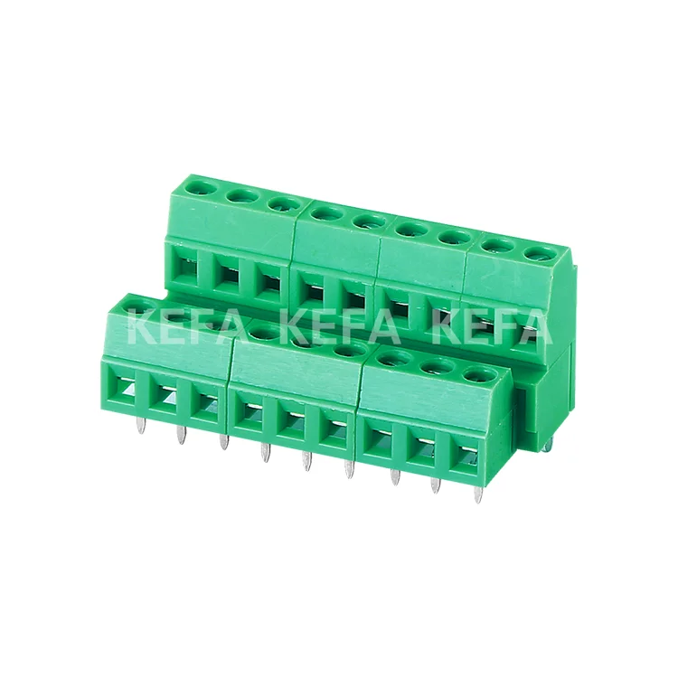 KEFA KF128B-5.0- 5.08 2.54mm 3.5mm 5.0mm 5.08mm 7.5mm 7.62mm ネジなしターミナルブロック PCBスプリングターミナルブロック